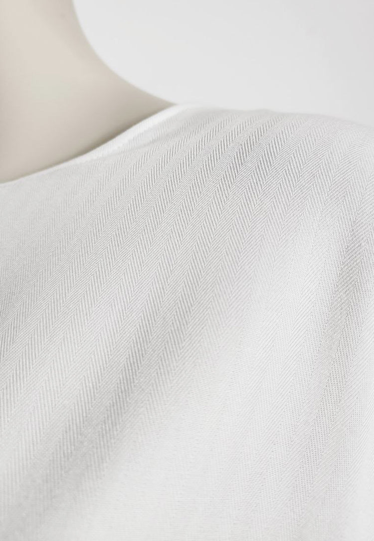 RGE Viscose Herringbone Hi-lo Top