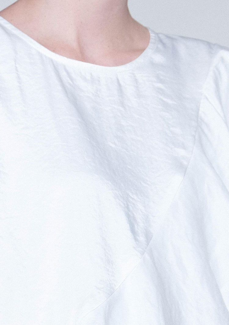 OPHELIA RUFFLE TOP - STAR WHITE - SALIENT LABEL