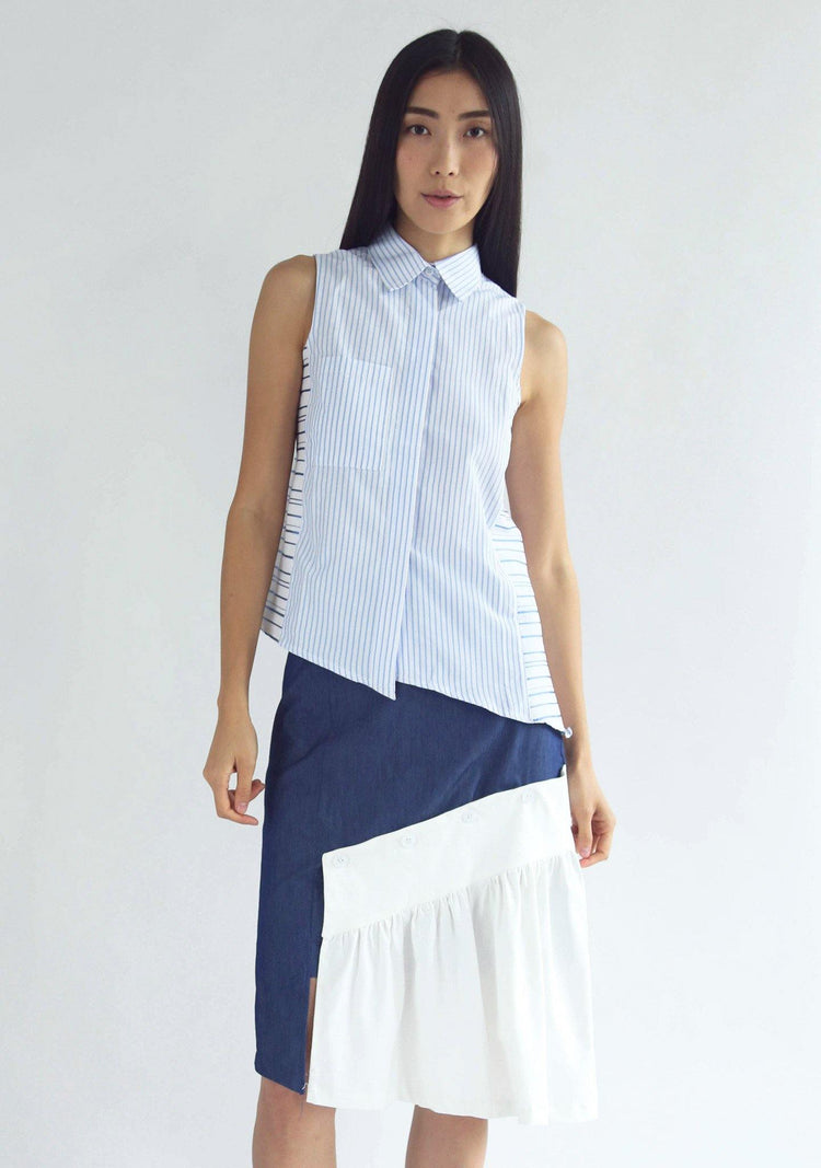 BRIGANTE MULTI STRIPE TOP - SALIENT LABEL