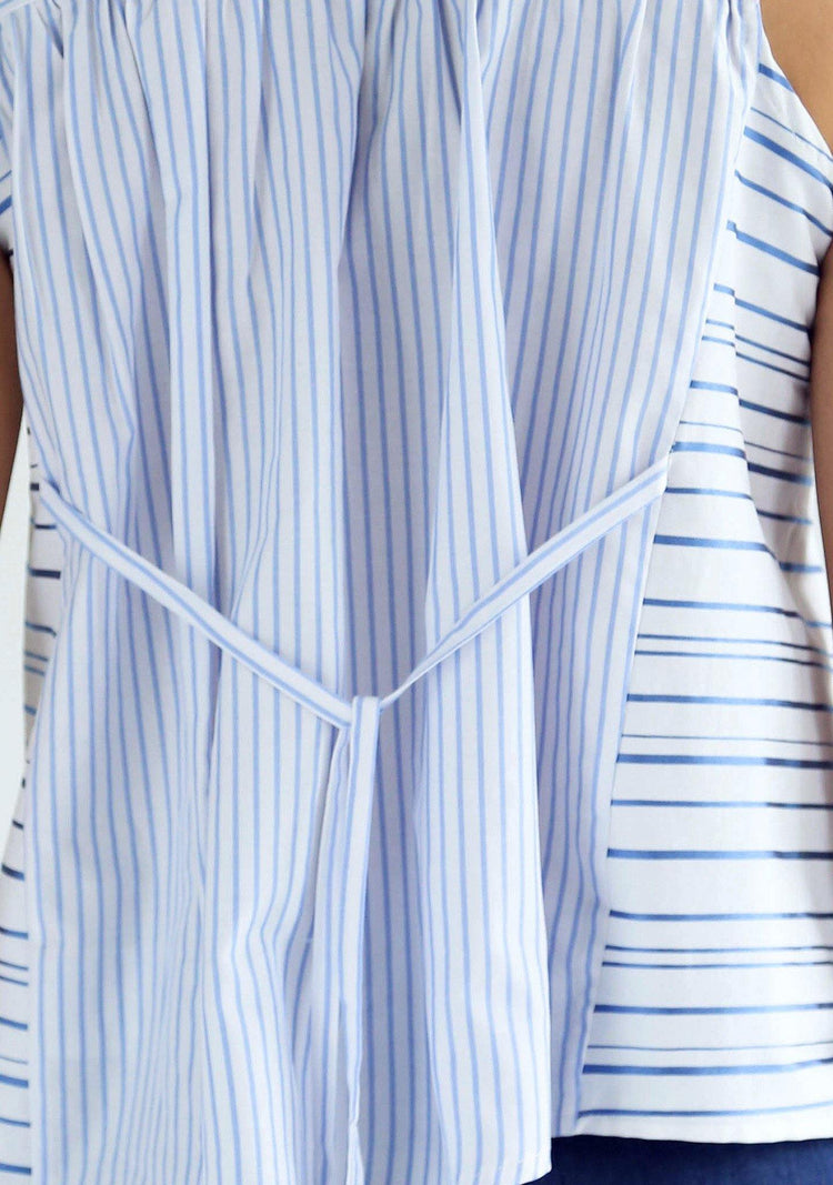 BRIGANTE MULTI STRIPE TOP - SALIENT LABEL