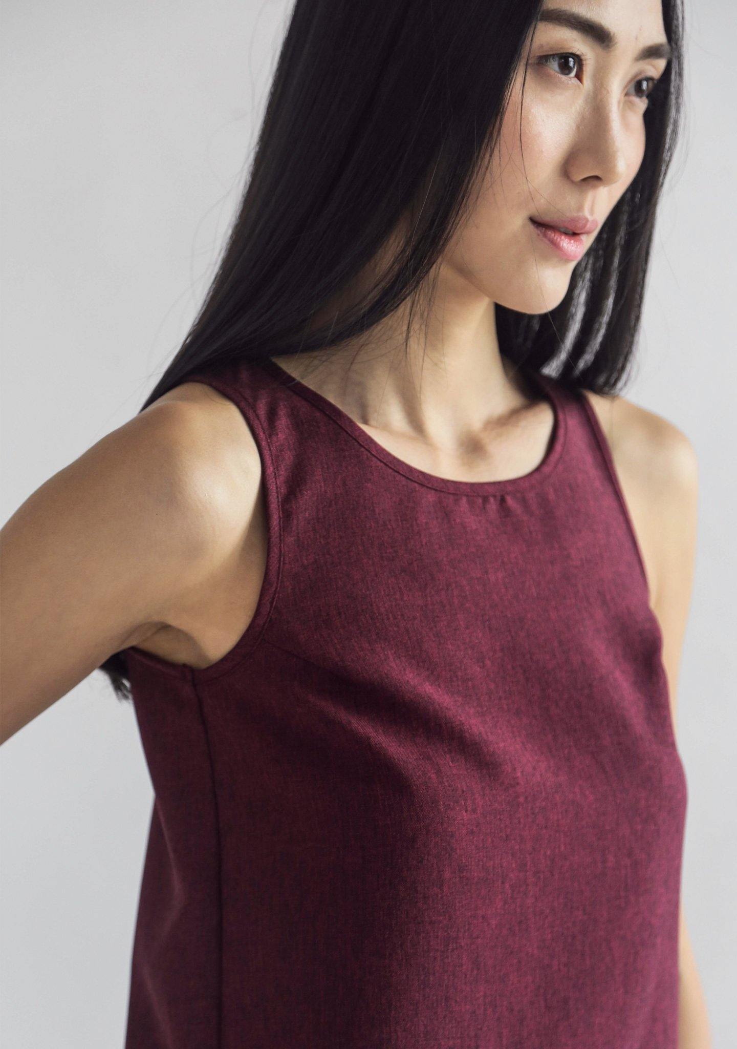 CALA TOP - MULTI (RED/BLACK) - SALIENT LABEL