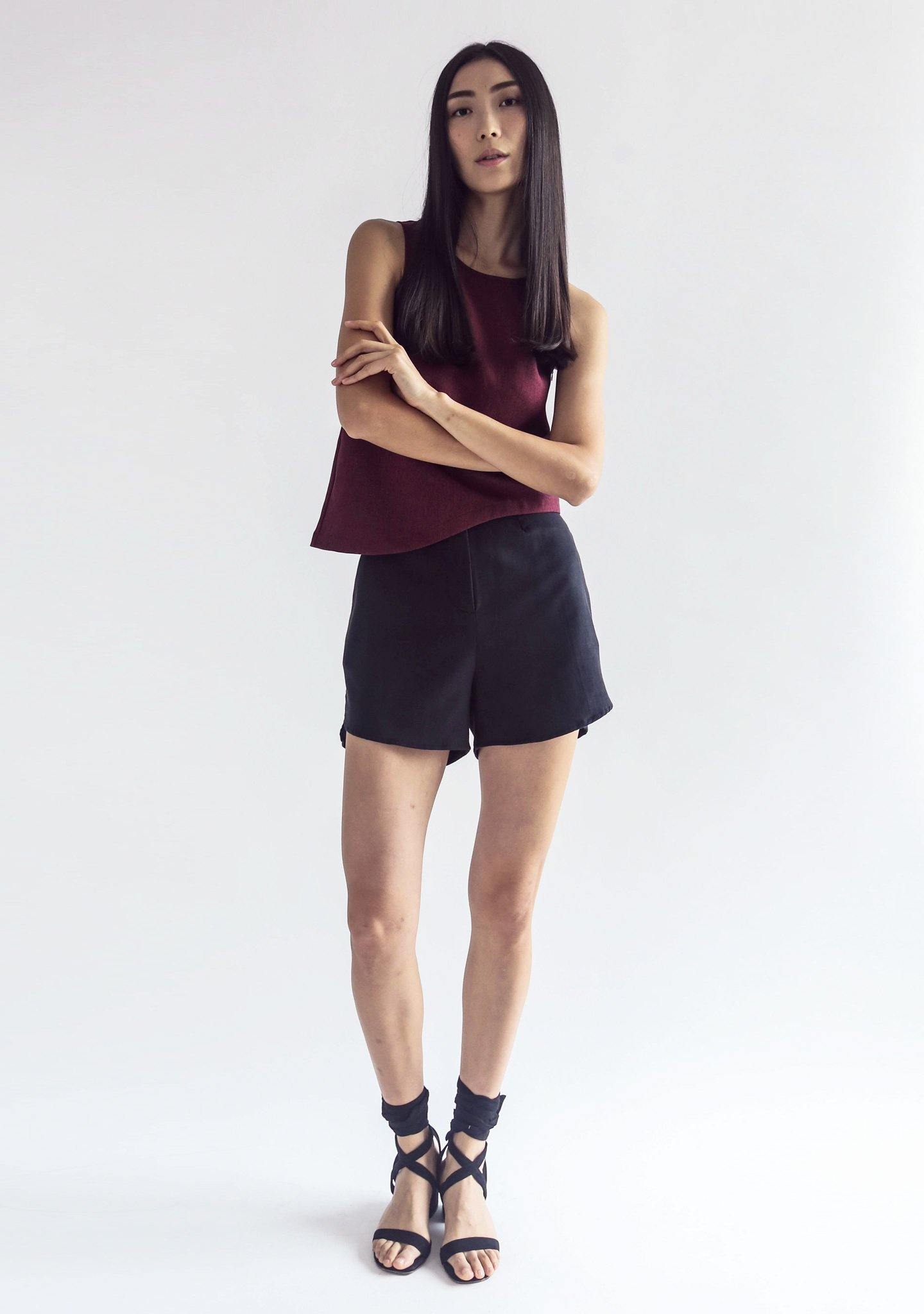 CALA TOP - MULTI (RED/BLACK) - SALIENT LABEL