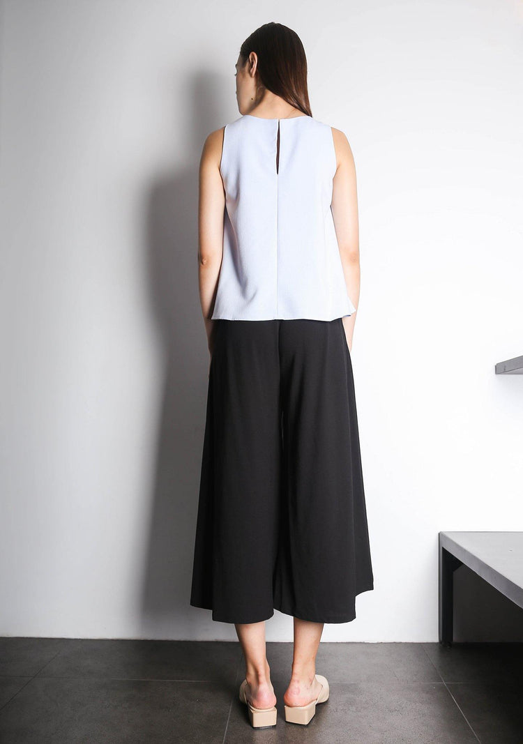 CLEO TOP - POWDER BLUE - SALIENT LABEL