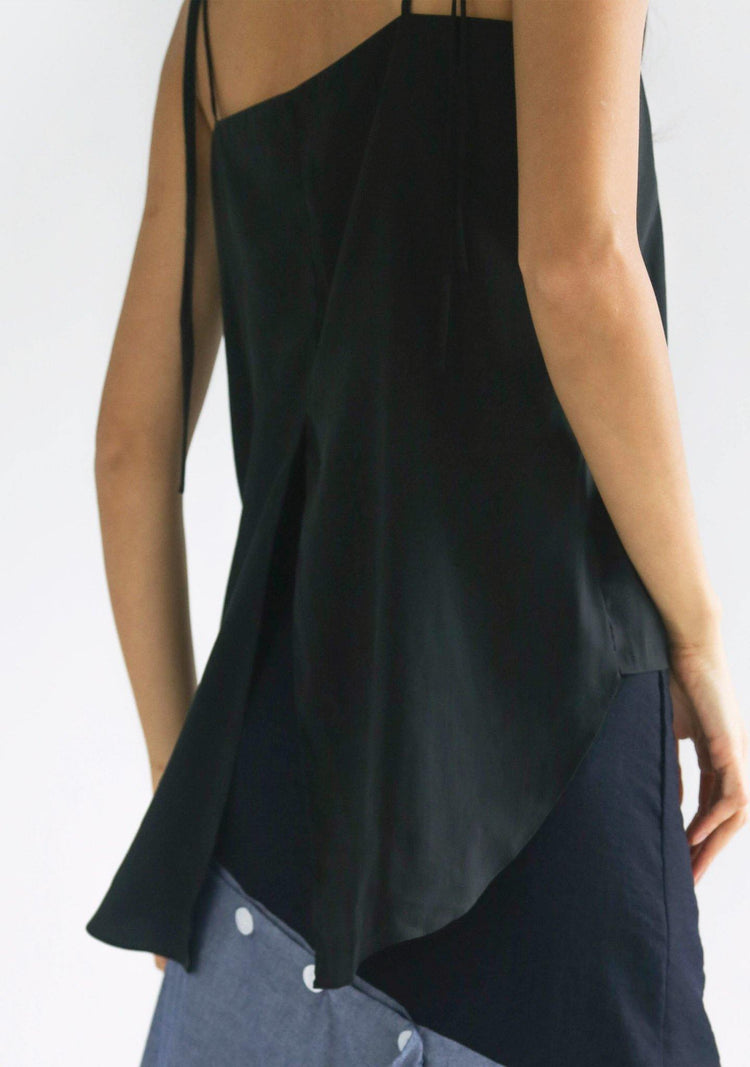 EVAL TIE SASH CUPRO CAMI - SALIENT LABEL