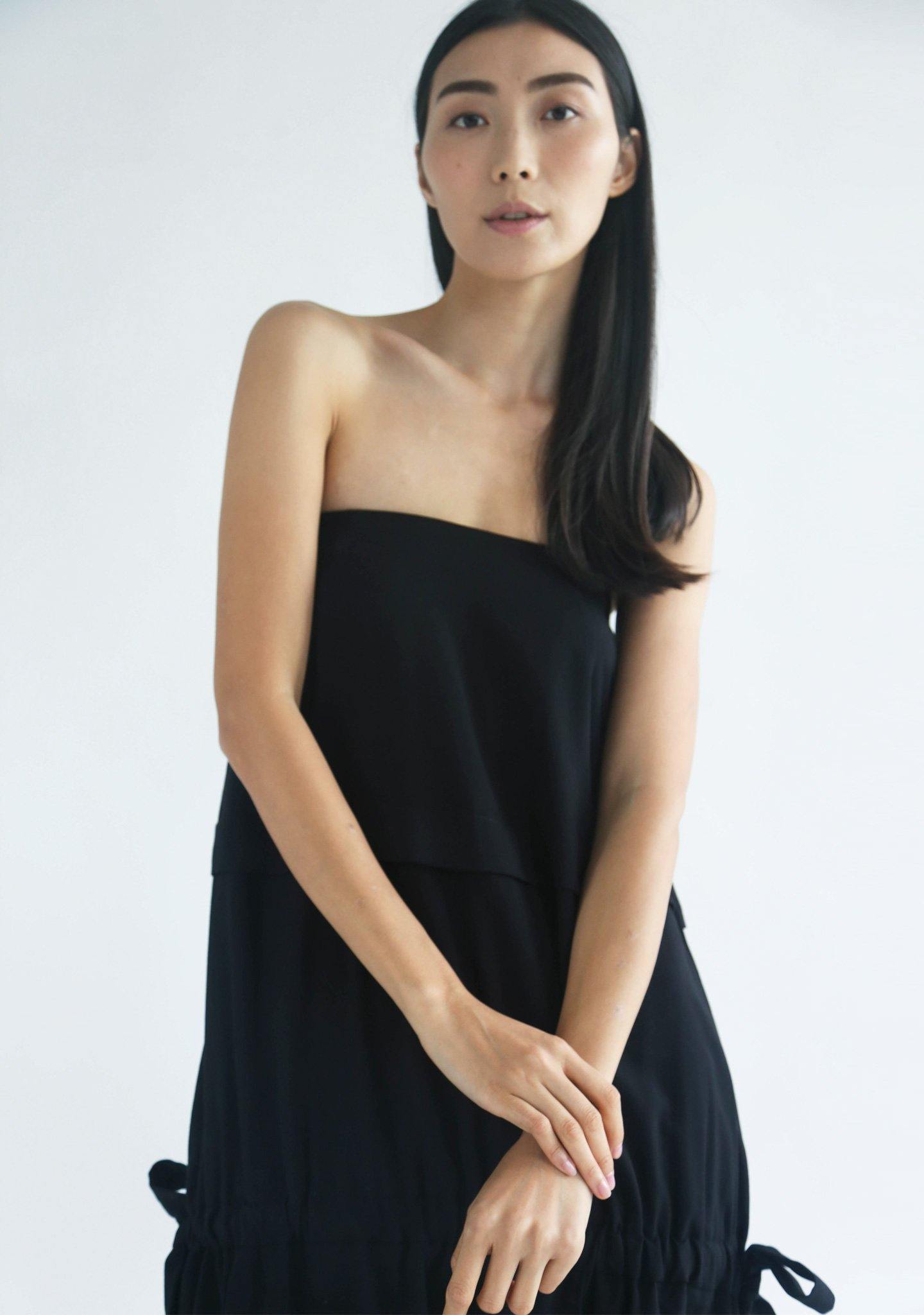 EAMON DRAWSTRING TUBE DRESS - SALIENT LABEL