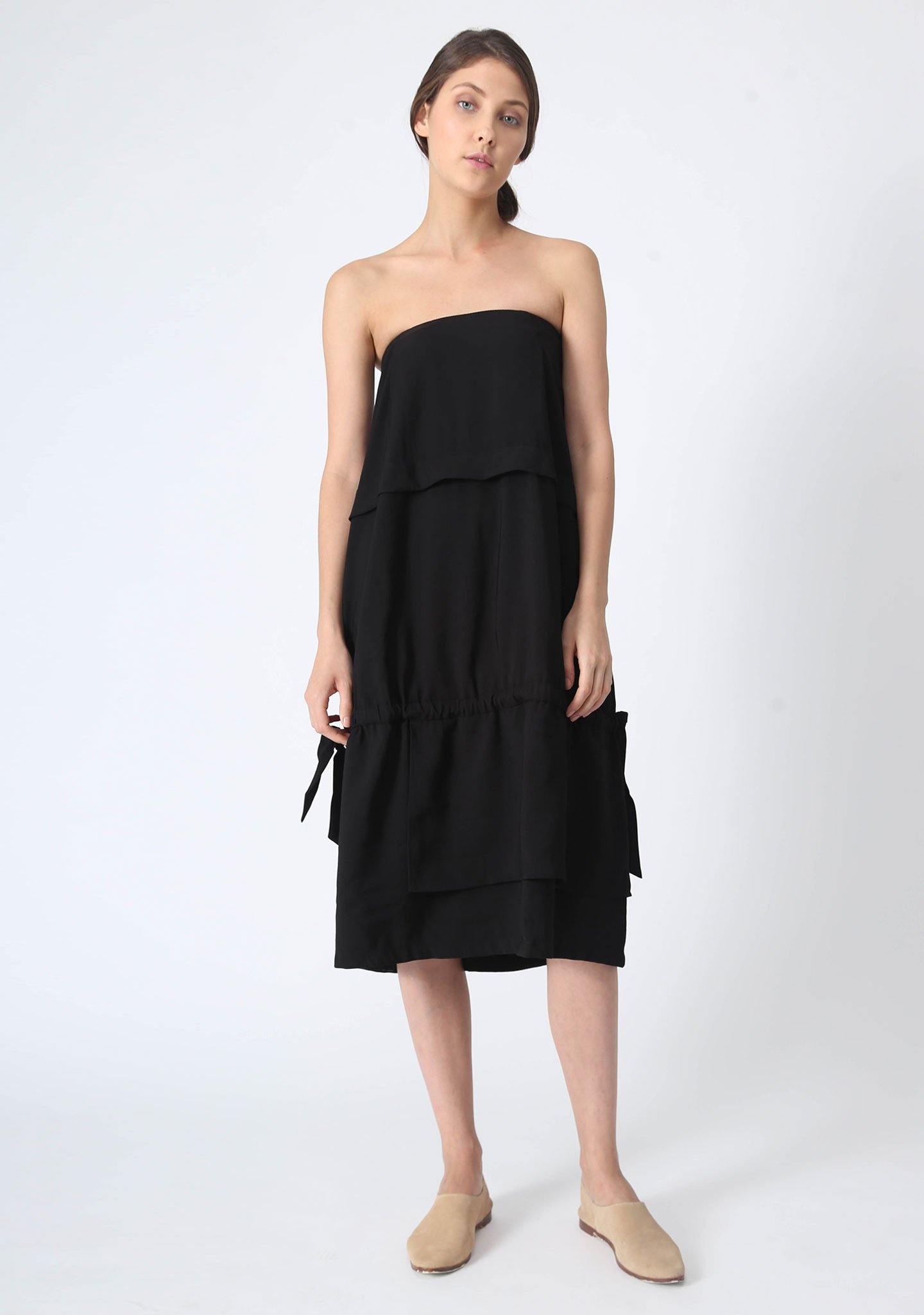 EAMON DRAWSTRING TUBE DRESS - SALIENT LABEL