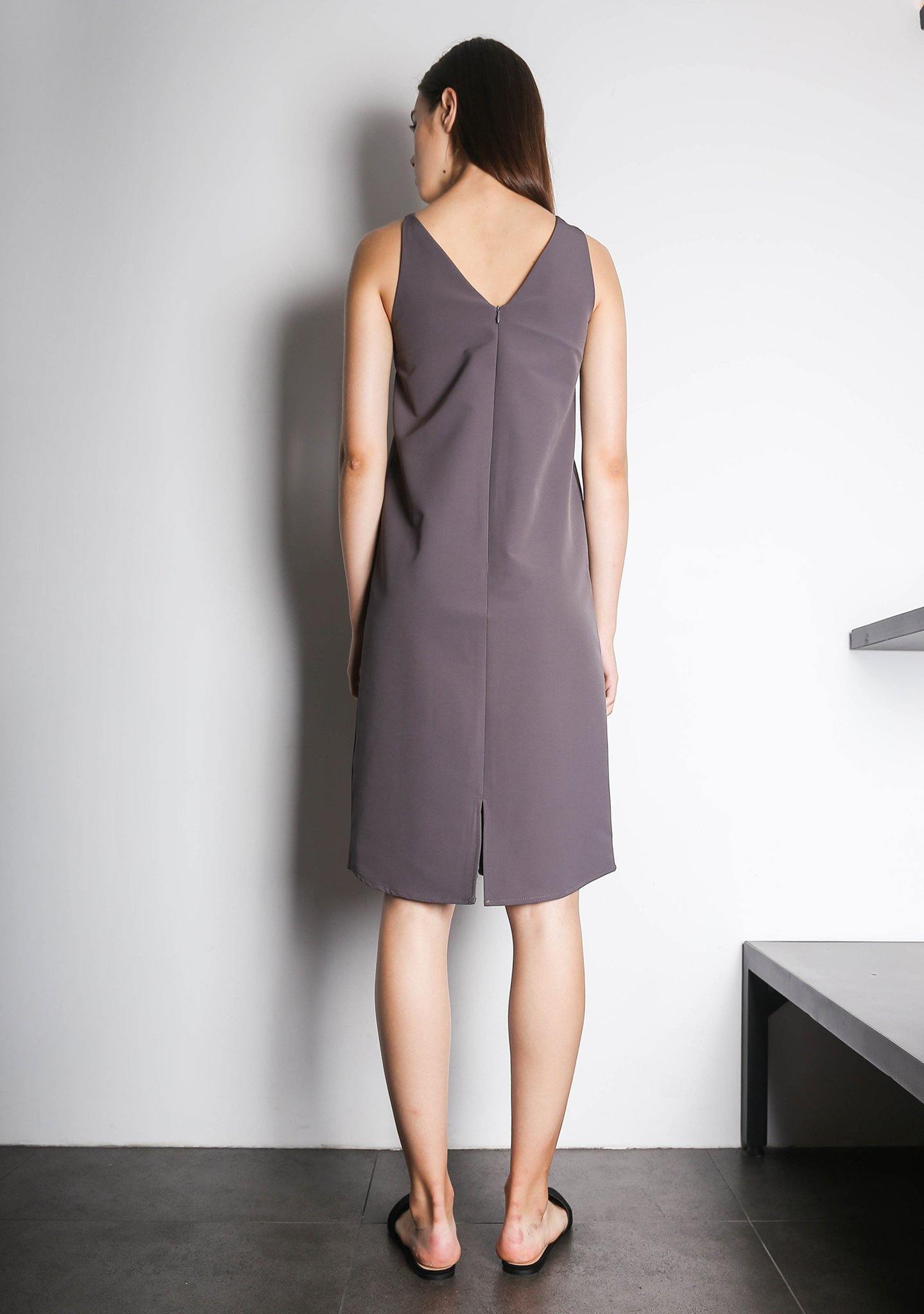 EDEN DRESS - QUIXOTIC PLUM - SALIENT LABEL