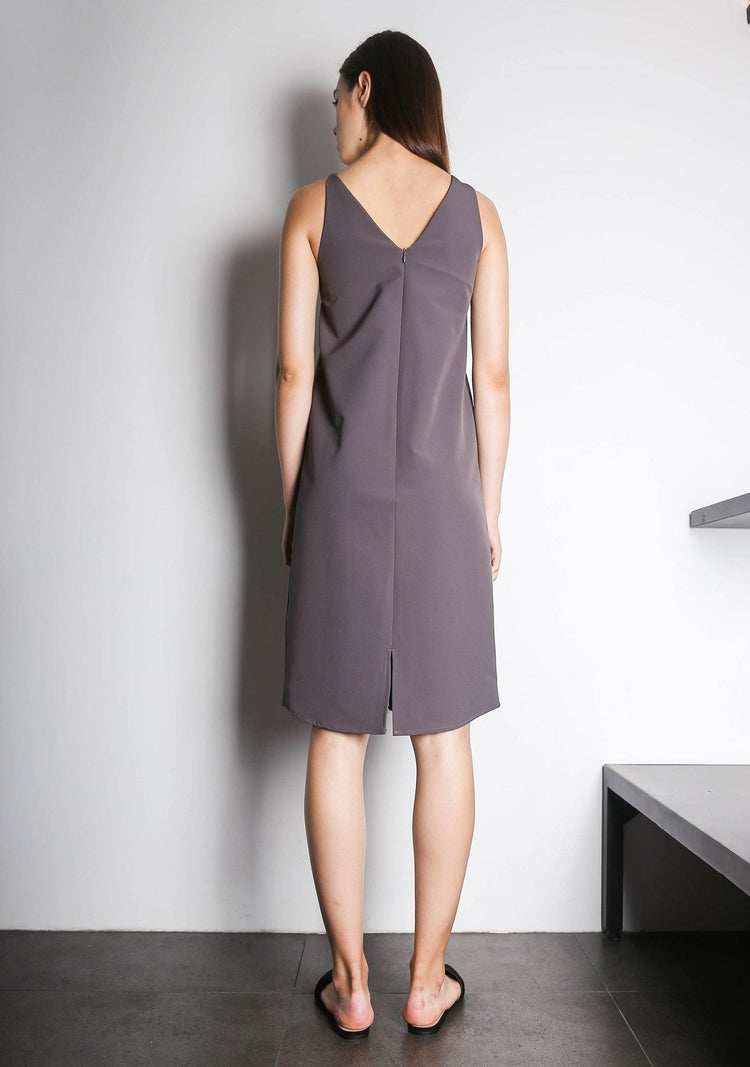 EDEN DRESS - QUIXOTIC PLUM - SALIENT LABEL