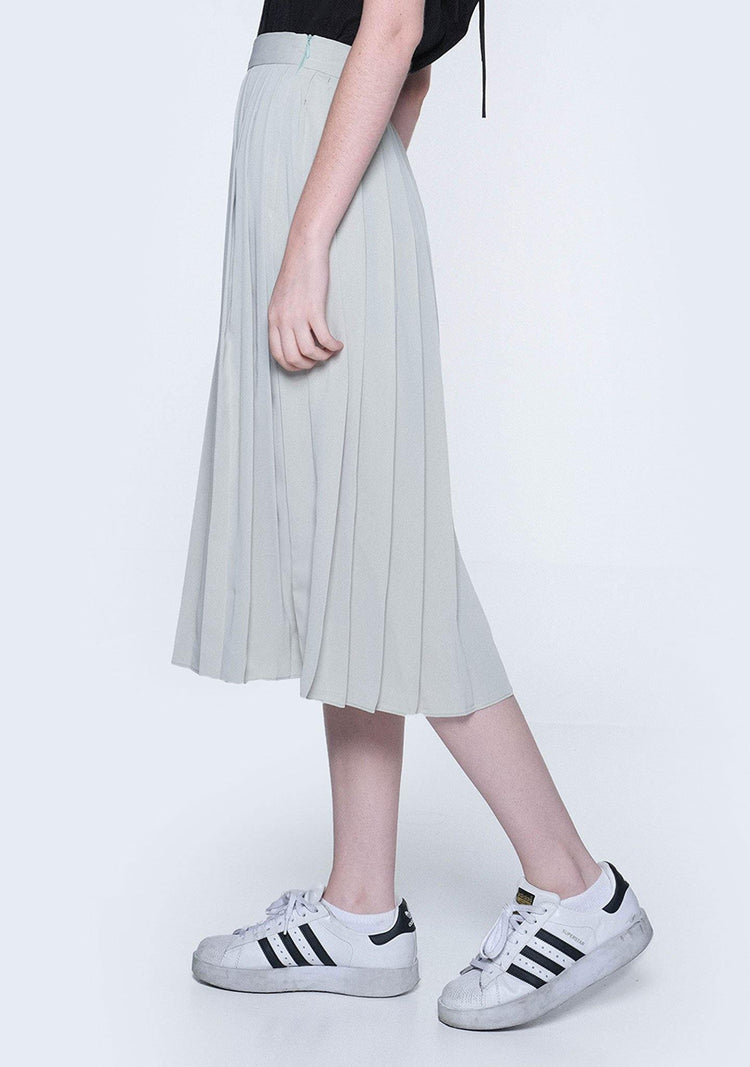 ELKIN PLEATED COLOURBLOCK SKIRT - HUSH - SALIENT LABEL