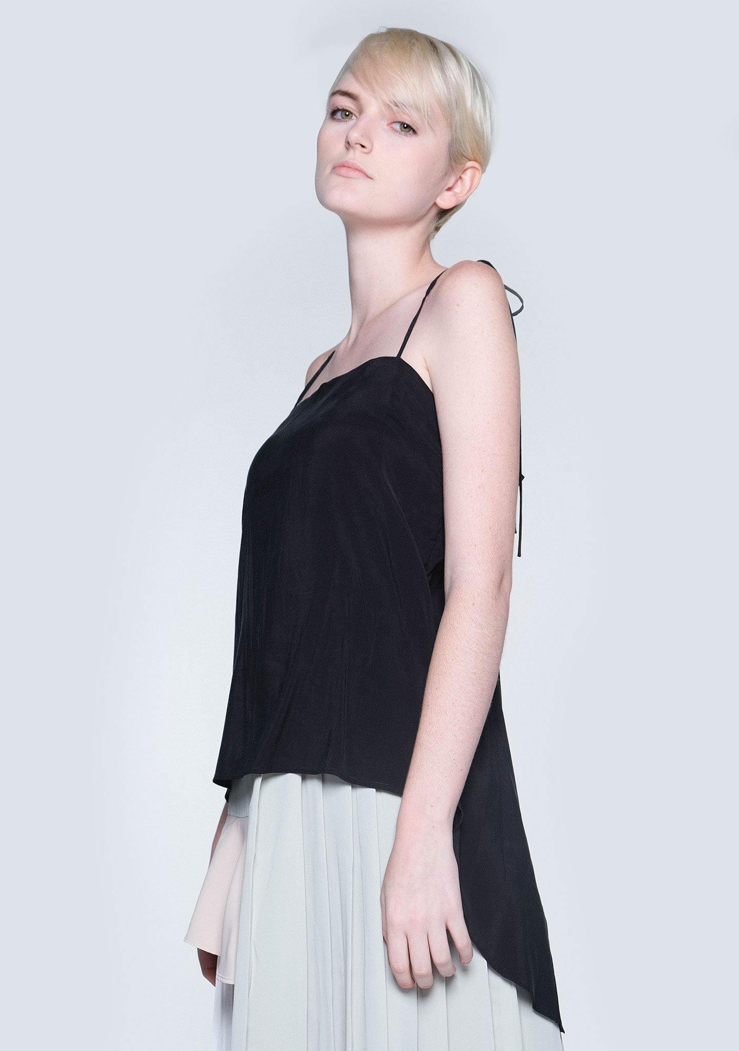 EVAL TIE SASH CUPRO CAMI - SALIENT LABEL