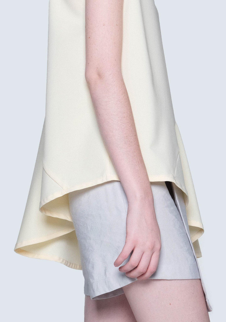 Horus Asymmetric Top - Royal Cream - SALIENT LABEL