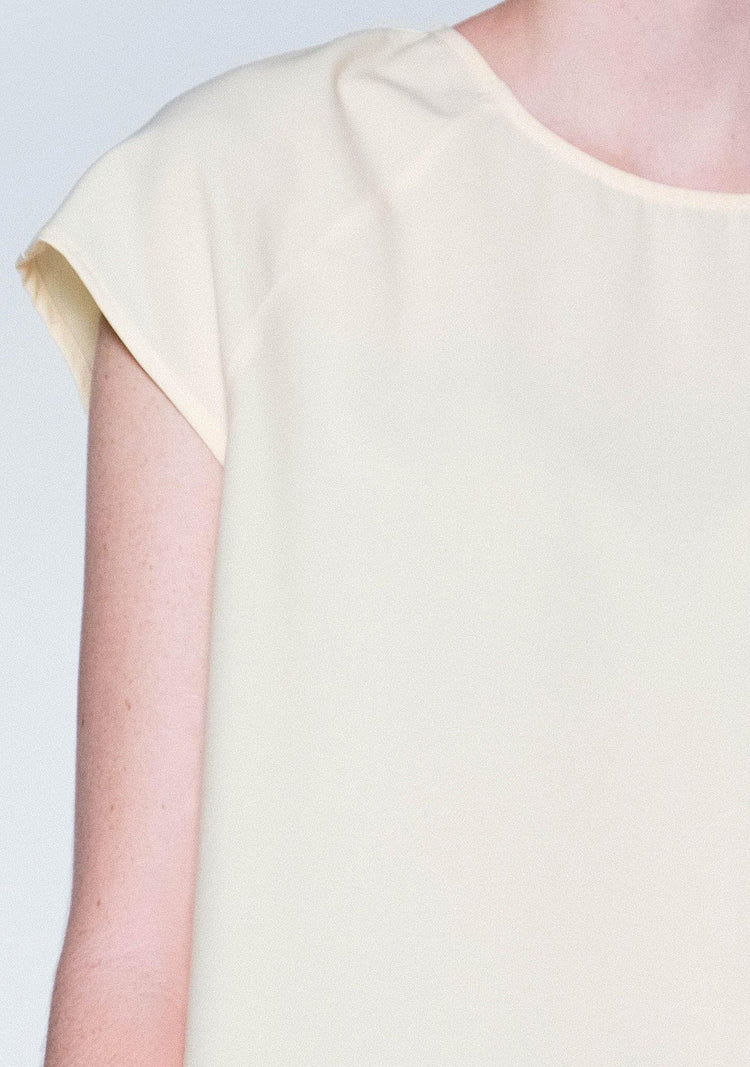 Horus Asymmetric Top - Royal Cream - SALIENT LABEL