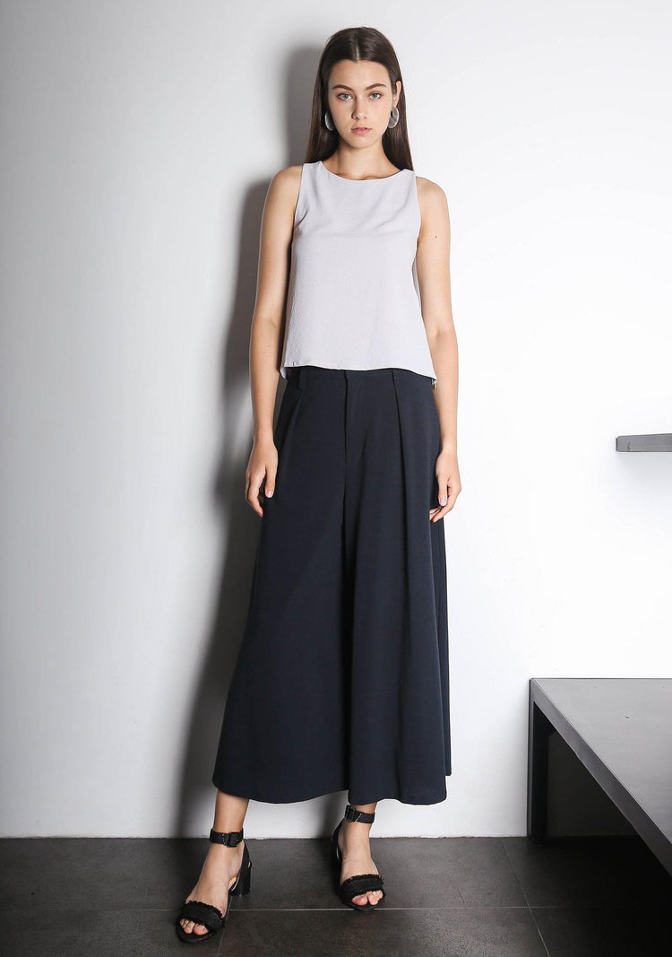 ISHA ASYMMETRIC BACK TOP - ORCHID TINT - SALIENT LABEL