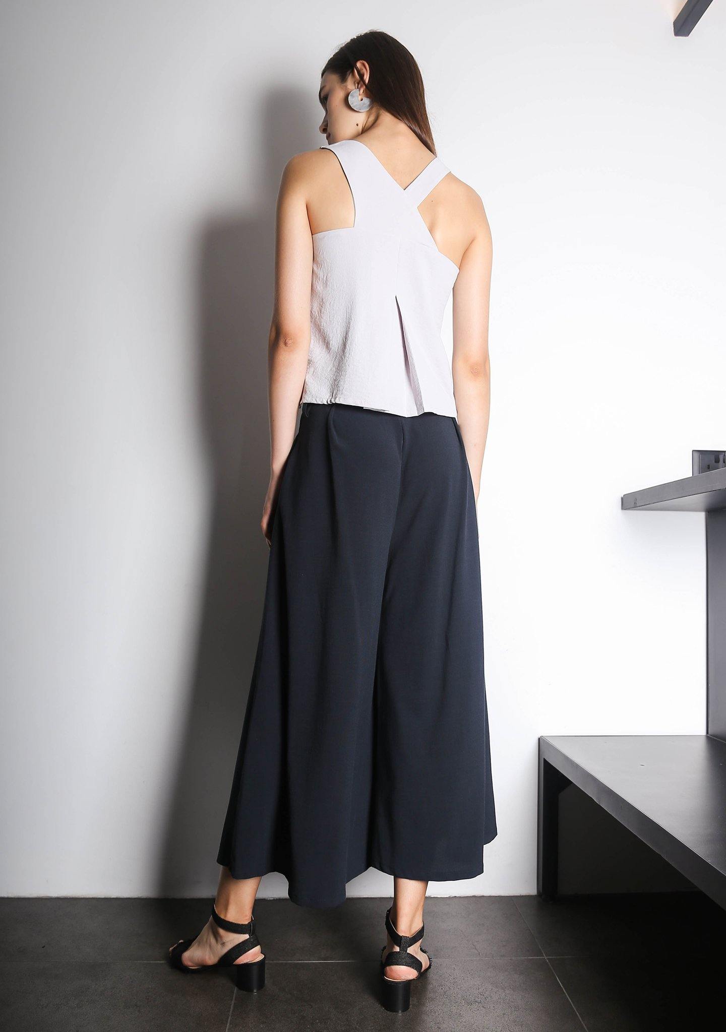 ISHA ASYMMETRIC BACK TOP - ORCHID TINT - SALIENT LABEL