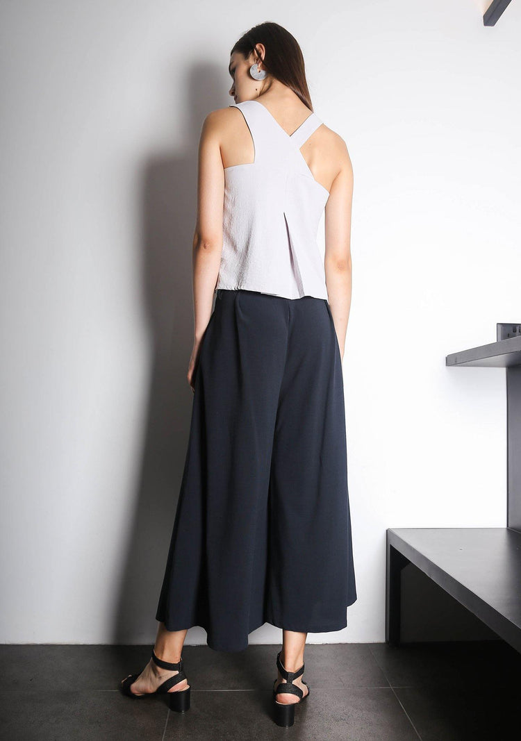 ISHA ASYMMETRIC BACK TOP - ORCHID TINT - SALIENT LABEL