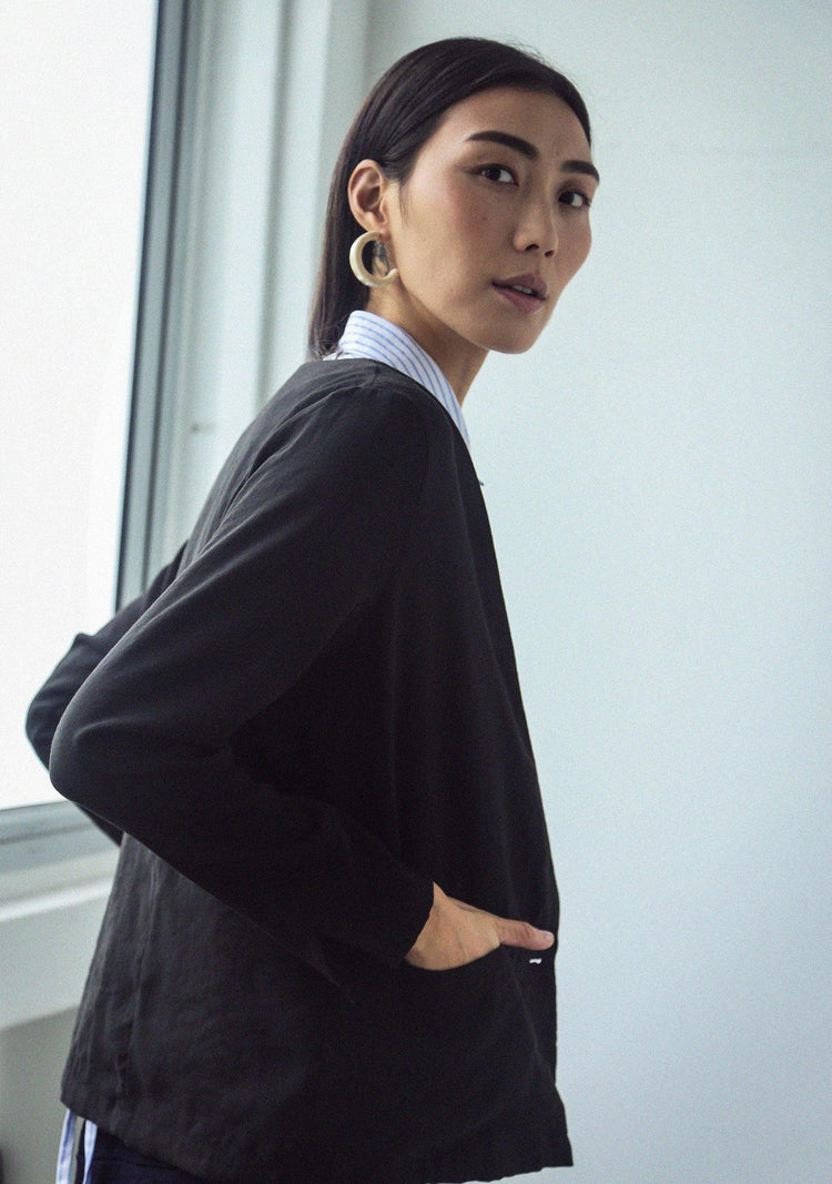 Nikola Jacket - Charcoal - SALIENT LABEL