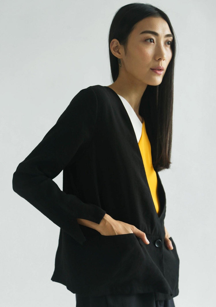 Nikola Jacket - Charcoal - SALIENT LABEL