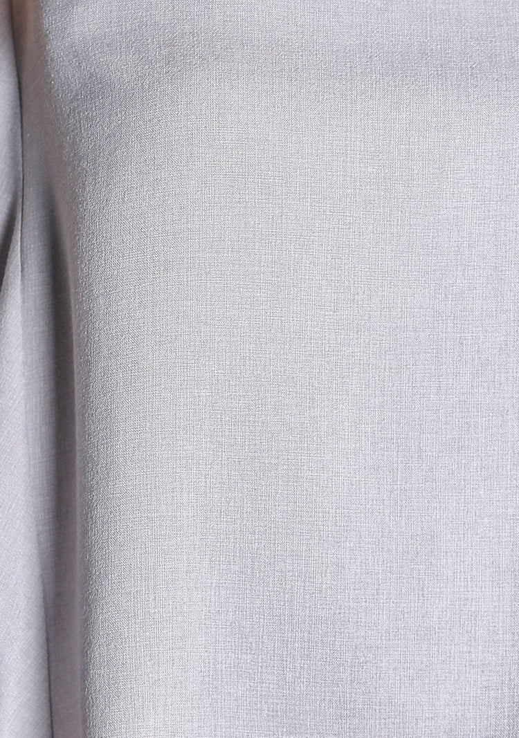 KETEL DIP BACK HEM TOP - SILVER CITY - SALIENT LABEL