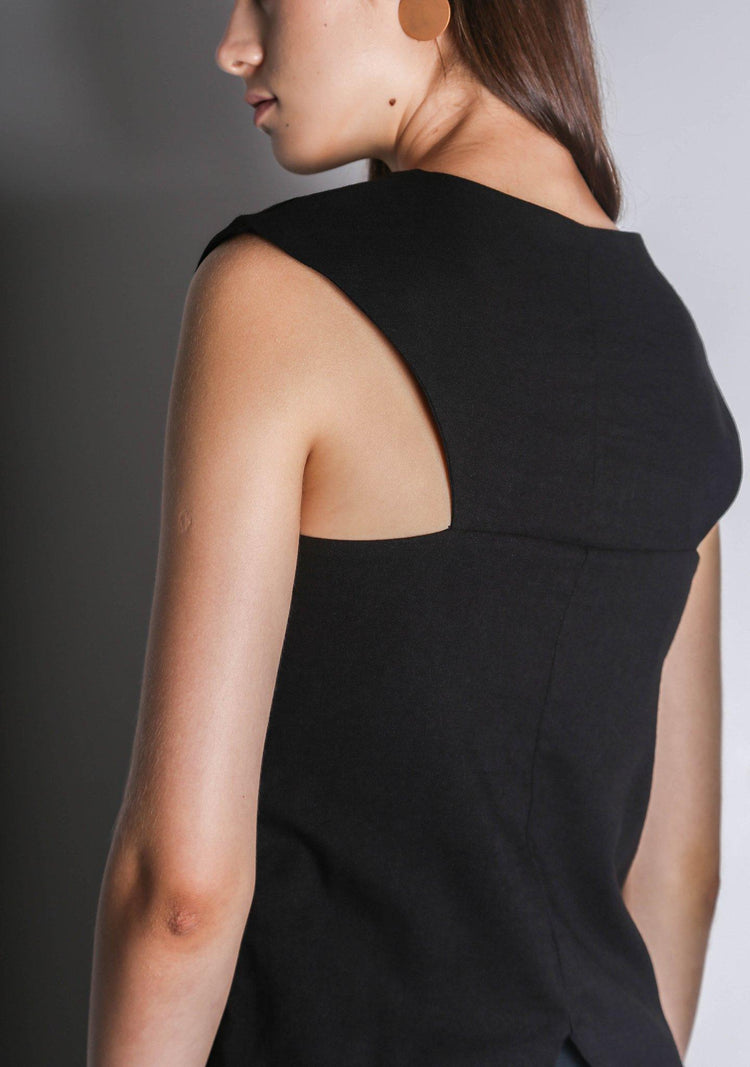 KIT TOP - BLACK - SALIENT LABEL