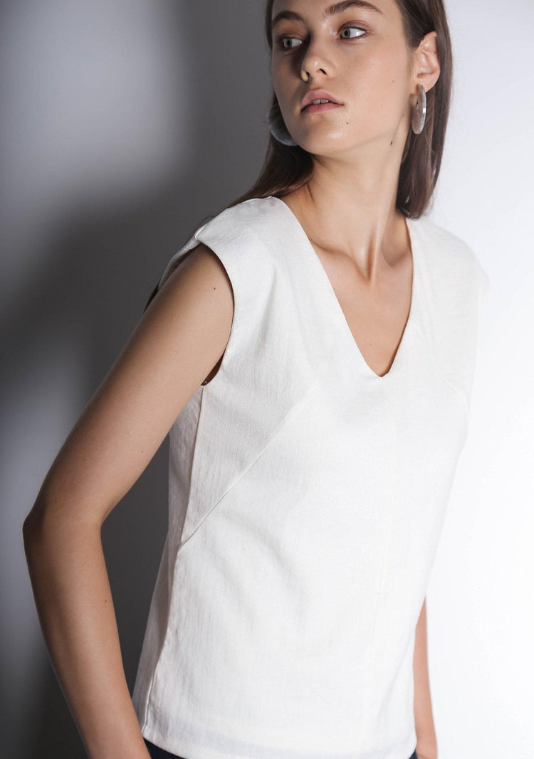 KIT TOP - PURE WHITE - SALIENT LABEL