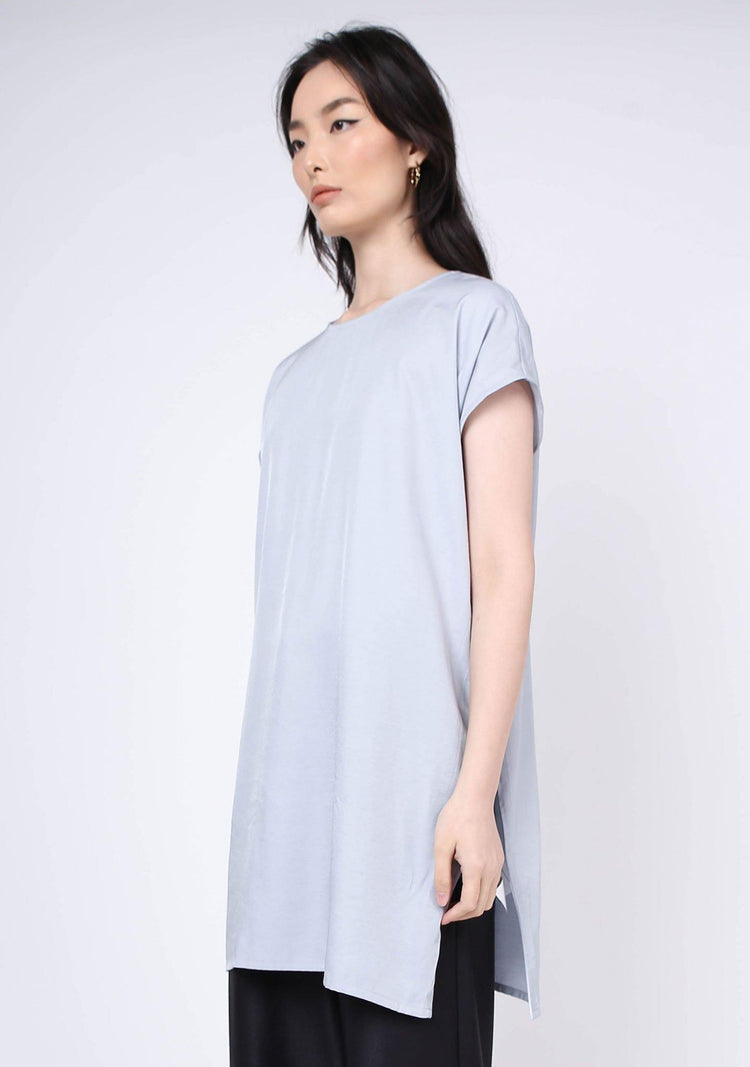 Lou Viscose Side Zip Top / Dress - Elation - SALIENT LABEL