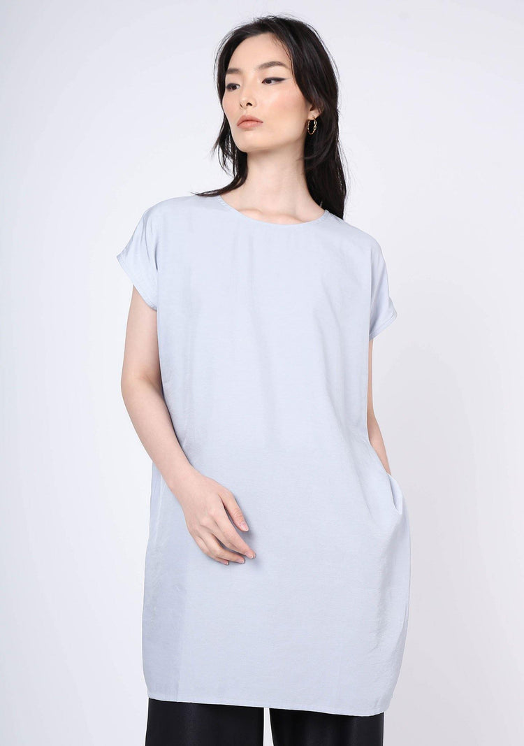 Lou Viscose Side Zip Top / Dress - Elation - SALIENT LABEL