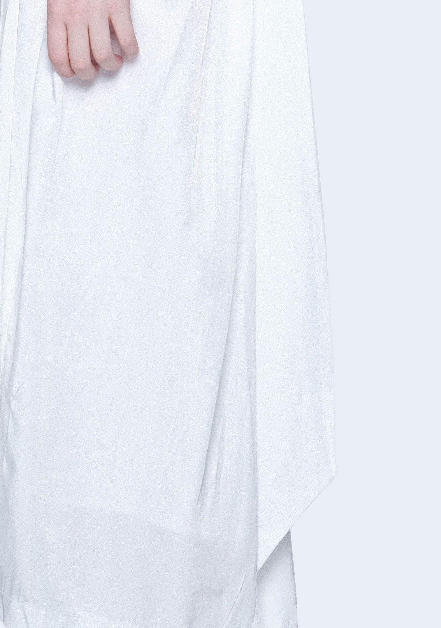 MIZUKI LONG STRAP MIDI DRESS - BRIGHT WHITE (PREORDER) - SALIENT LABEL