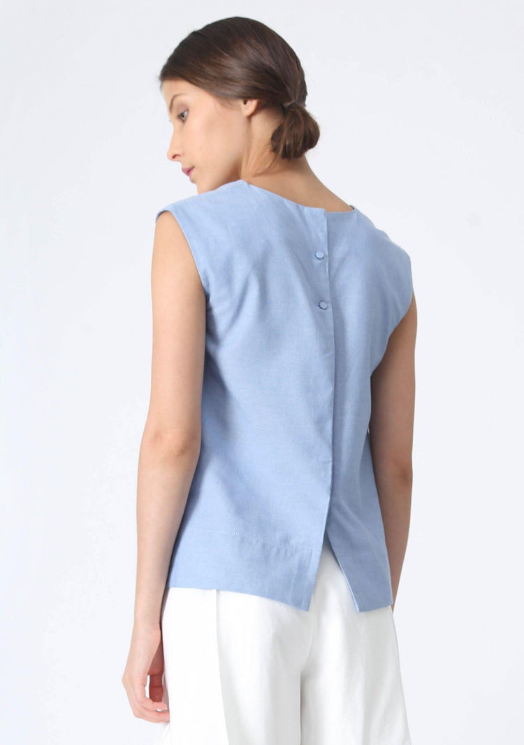 Navigate Contrast Colour Flap Top - SALIENT LABEL