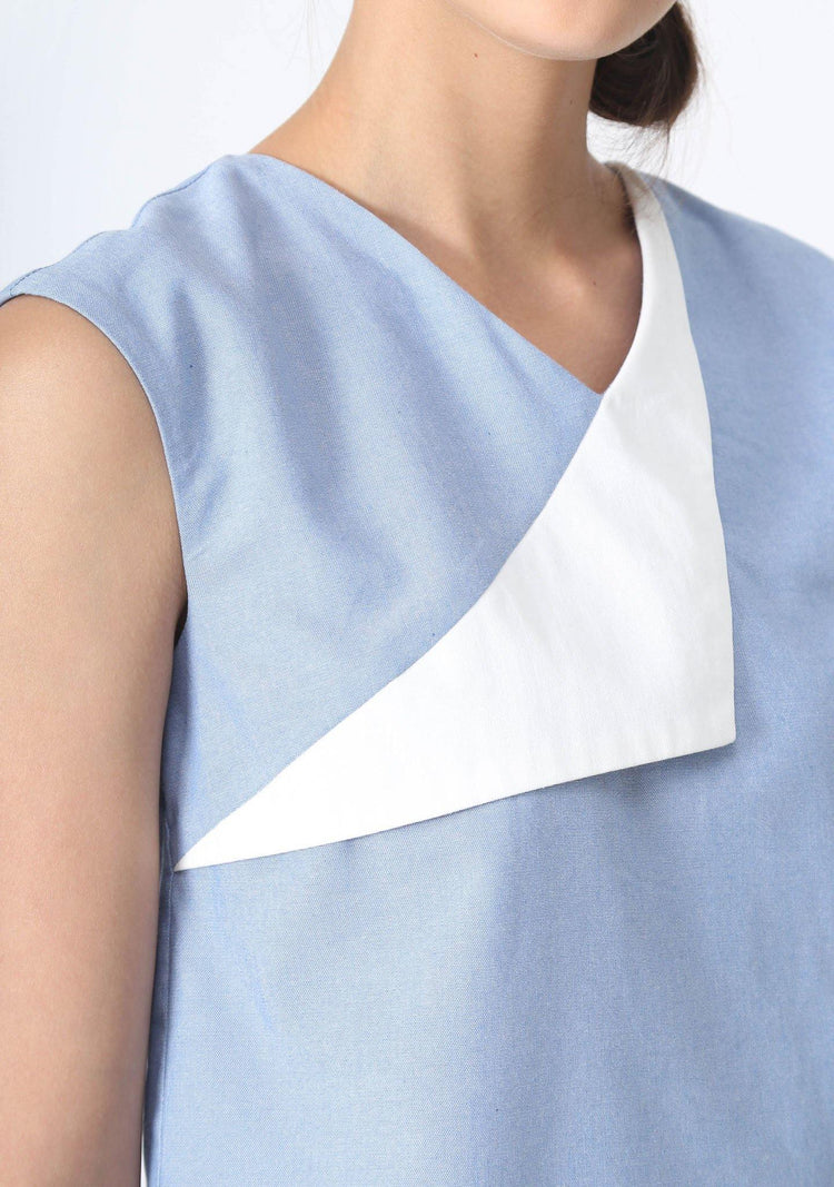 Navigate Contrast Colour Flap Top - SALIENT LABEL