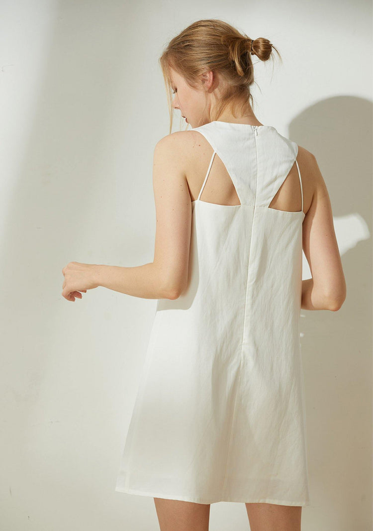 Odette Cut-out Back Shift Dress - Timeless - SALIENT LABEL