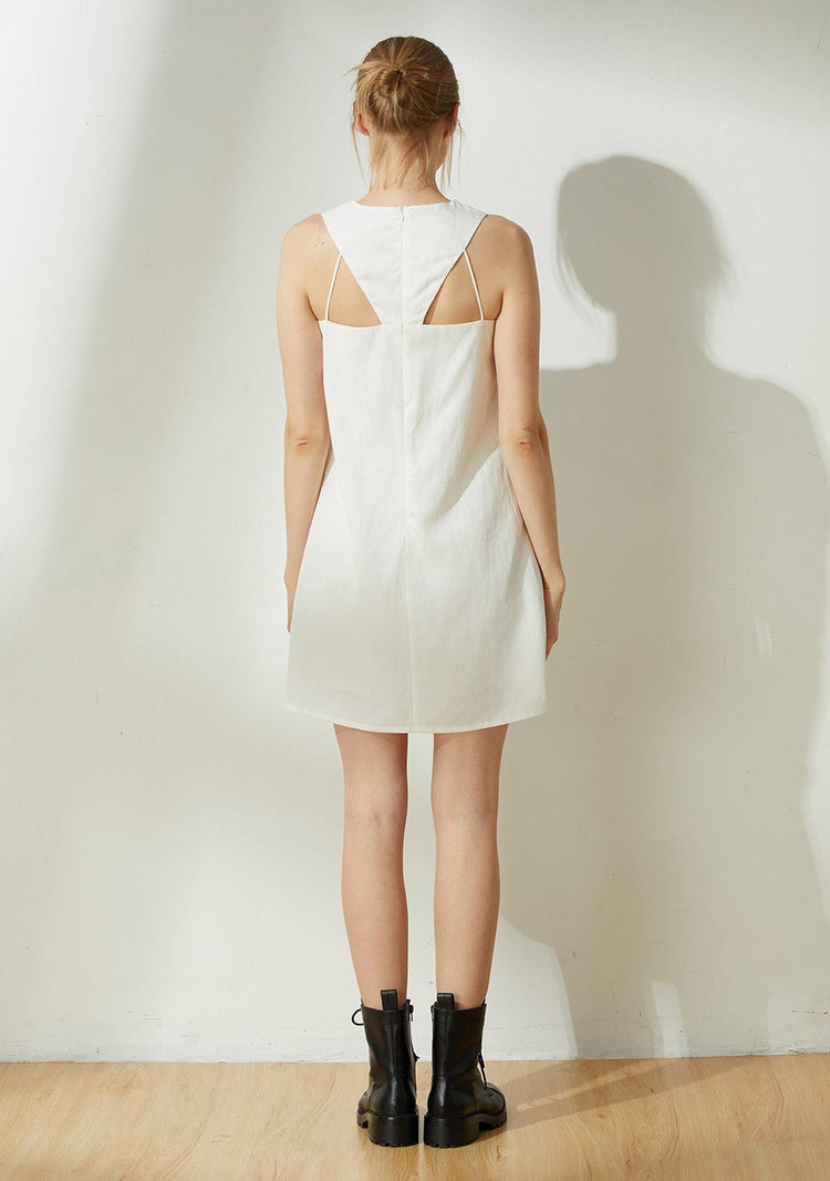 Odette Cut-out Back Shift Dress - Timeless - SALIENT LABEL