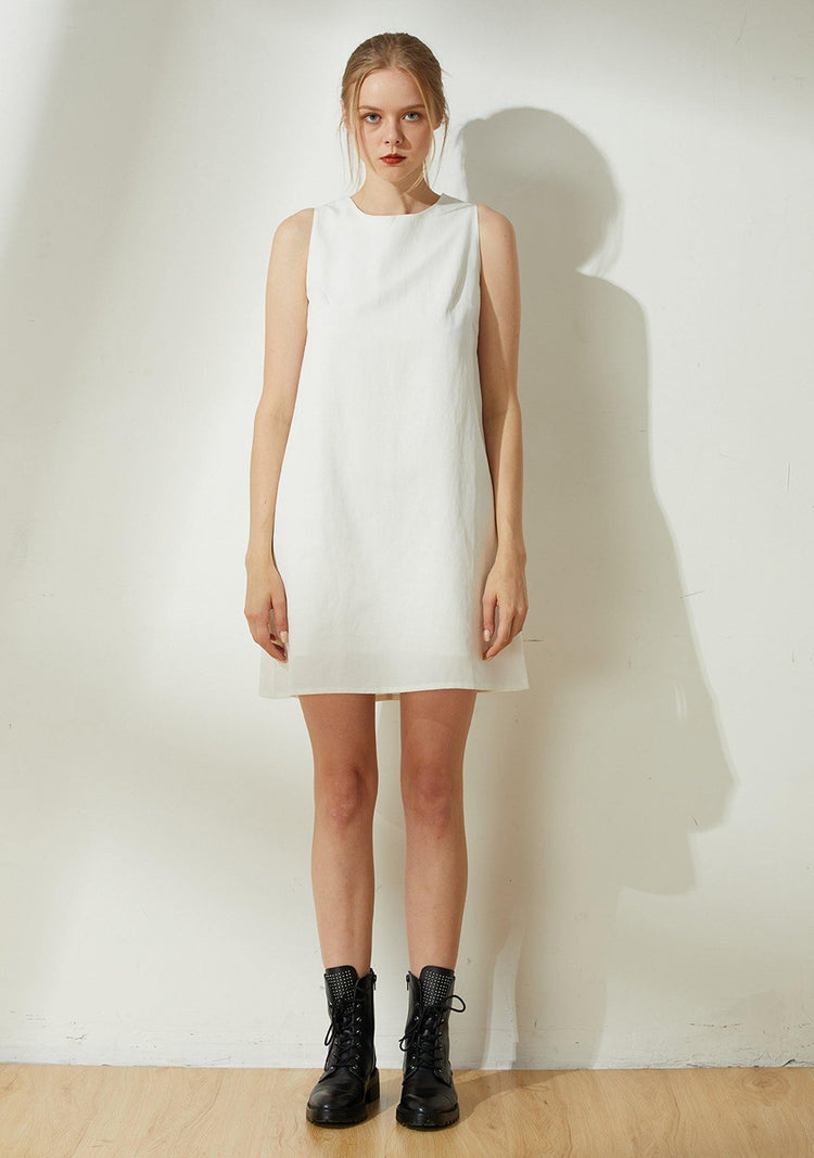 Odette Cut-out Back Shift Dress - Timeless - SALIENT LABEL