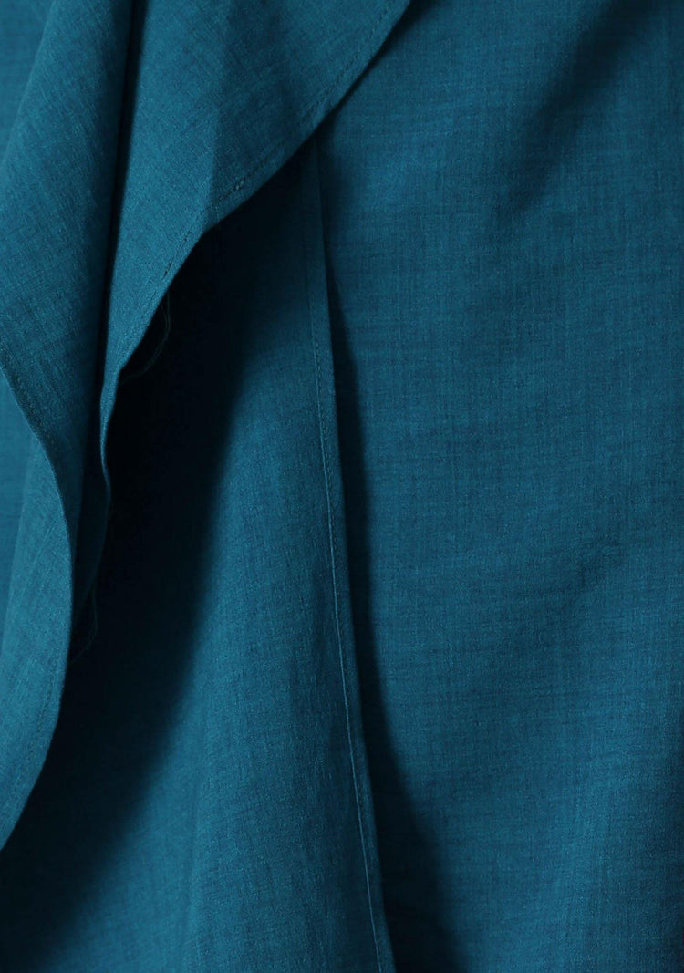 PALERMO TIE BACK DRESS - PEACOCK - SALIENT LABEL