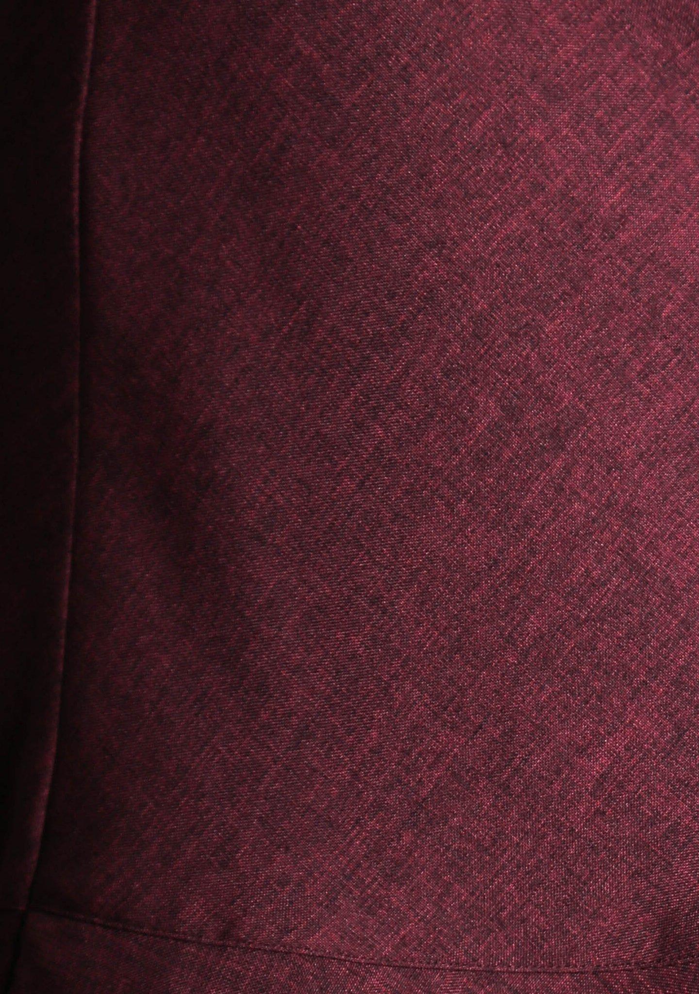 KETEL DIP BACK HEM TOP - RED/BLACK - SALIENT LABEL