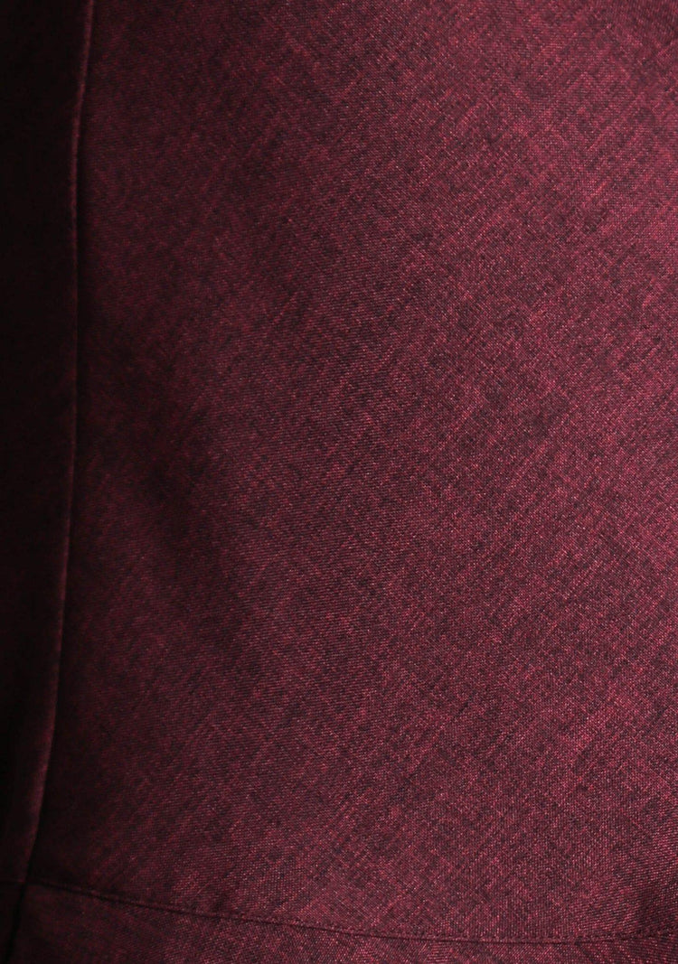 KETEL DIP BACK HEM TOP - RED/BLACK - SALIENT LABEL