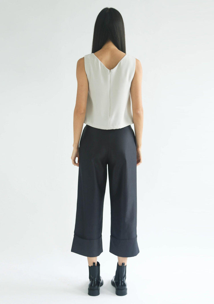 ROSENBURG CUFF PANTS - GRAPHITE BLACK - SALIENT LABEL