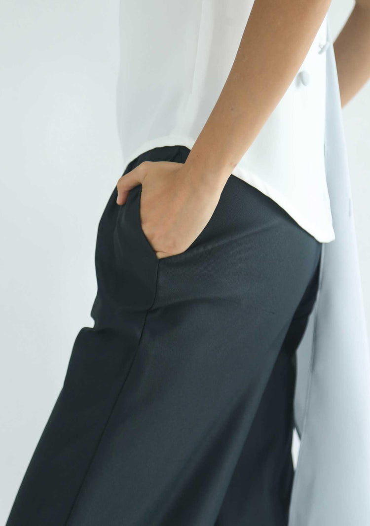 ROSENBURG CUFF PANTS - DARK SLATE GREY - SALIENT LABEL