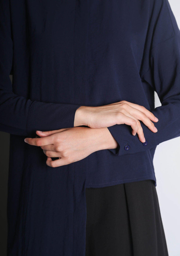 SONYA TOP - NAVY - SALIENT LABEL
