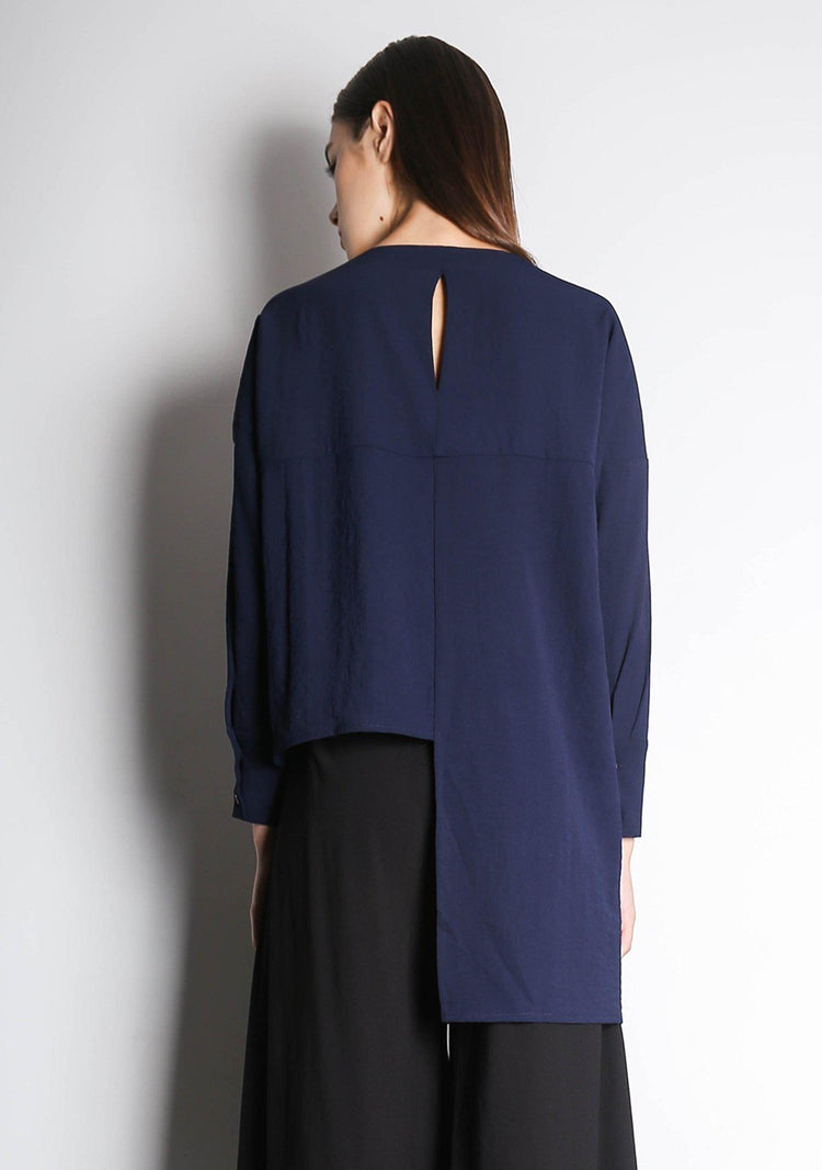 SONYA TOP - NAVY - SALIENT LABEL