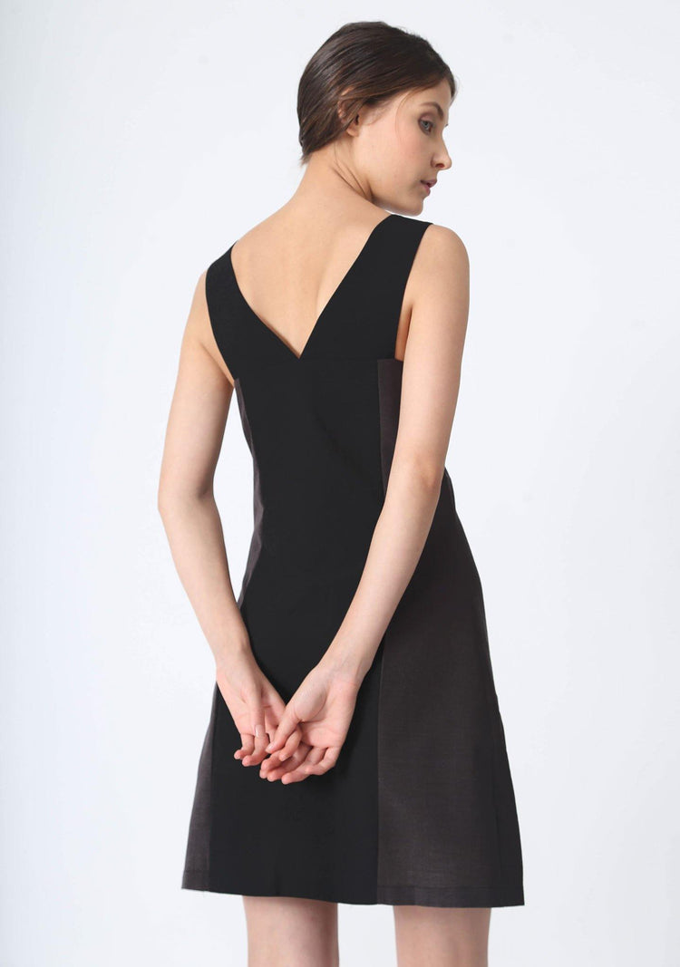 STILES ASYMMETRIC NECKLINE DRESS - ANCHOR - SALIENT LABEL