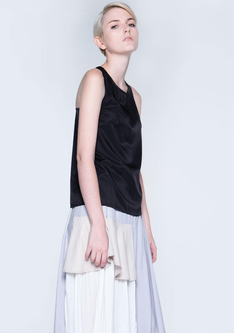 TIVRI ASYMMETRIC BACK TOP - CAVIER - SALIENT LABEL