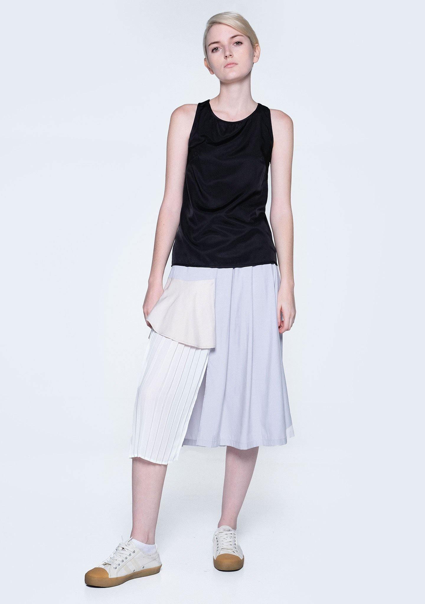 TIVRI ASYMMETRIC BACK TOP - CAVIER - SALIENT LABEL