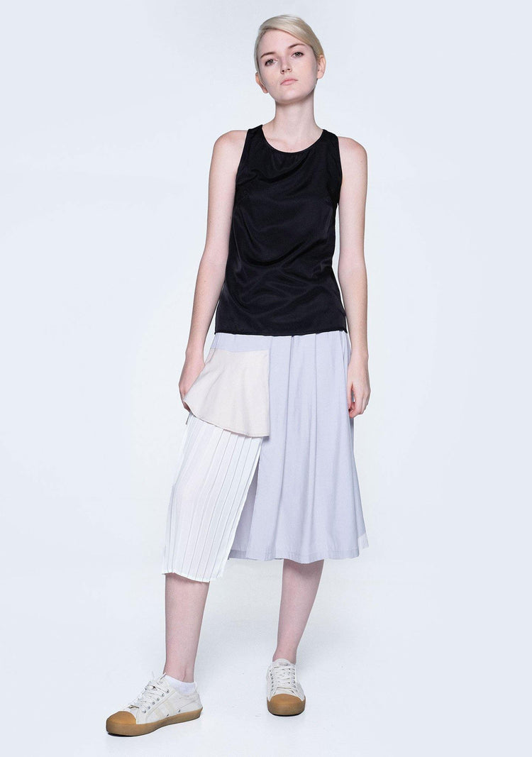 TIVRI ASYMMETRIC BACK TOP - CAVIER - SALIENT LABEL