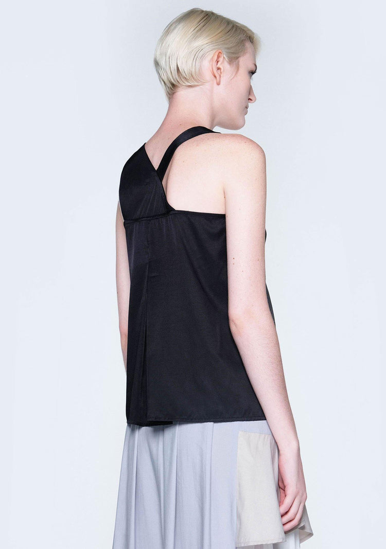 TIVRI ASYMMETRIC BACK TOP - CAVIER - SALIENT LABEL