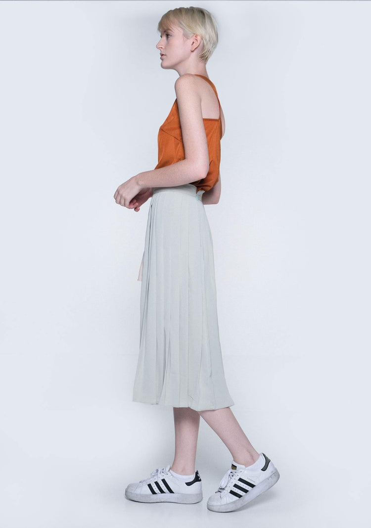 TIVRI ASYMMETRIC BACK TOP - GINGER - SALIENT LABEL