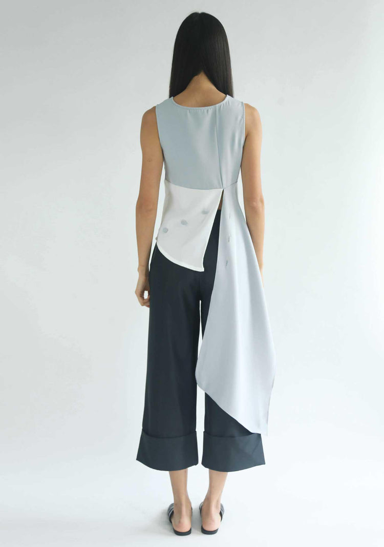 ROSENBURG CUFF PANTS - DARK SLATE GREY - SALIENT LABEL