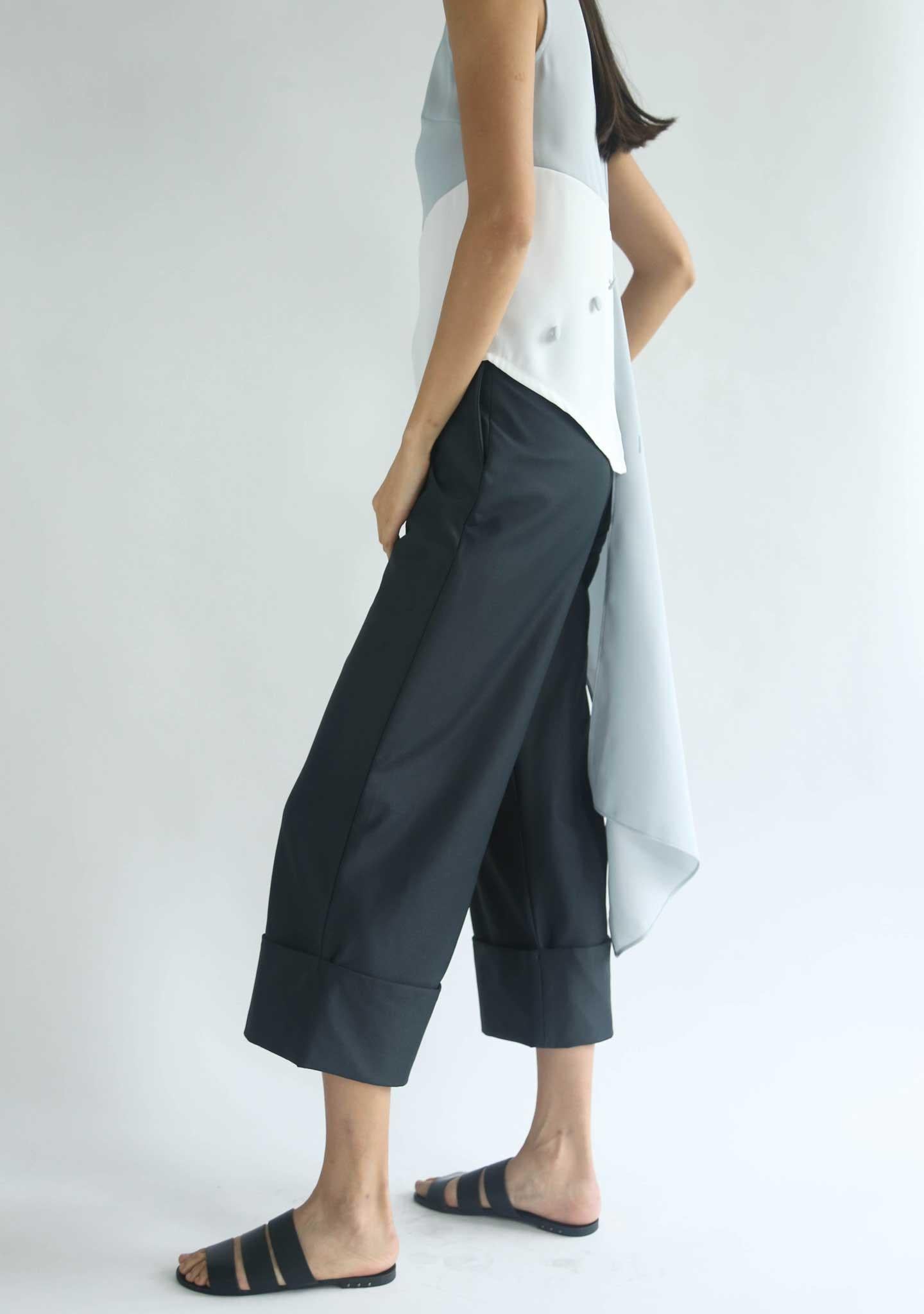 ROSENBURG CUFF PANTS - DARK SLATE GREY - SALIENT LABEL
