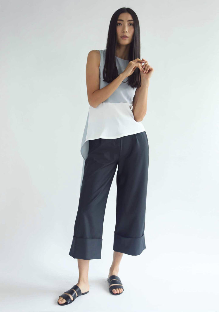 ROSENBURG CUFF PANTS - DARK SLATE GREY - SALIENT LABEL