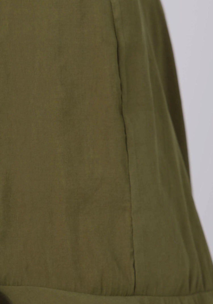 Valencia Side Drape Top - Camper - SALIENT LABEL