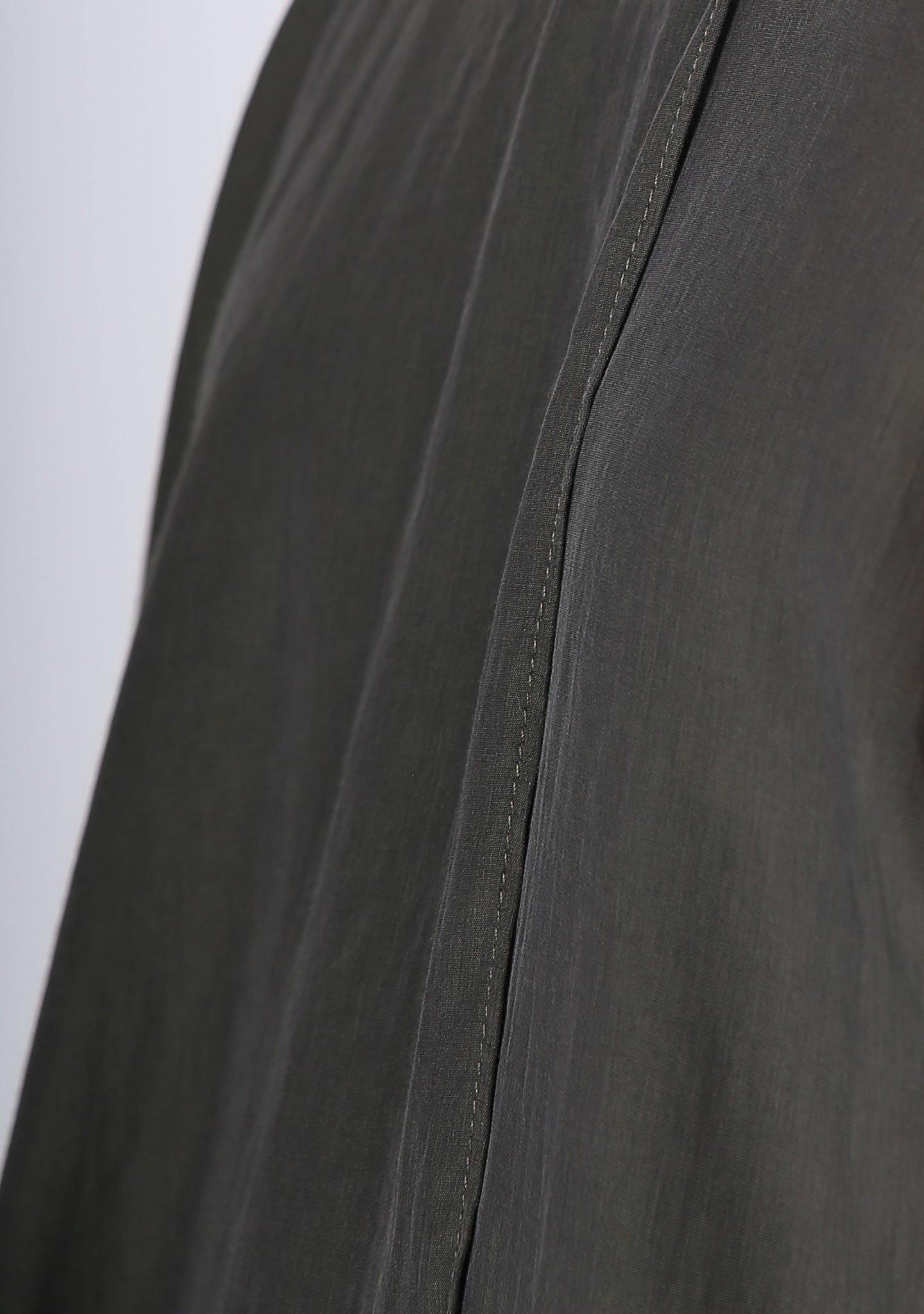 Raelyn Front Draped Panel Top - Dark Olivine - SALIENT LABEL